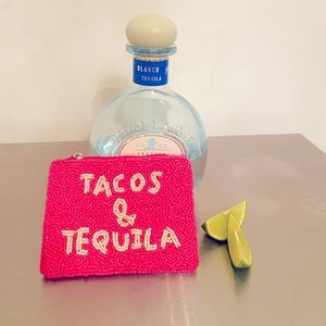 Tacos & Tequila Coin Pouch